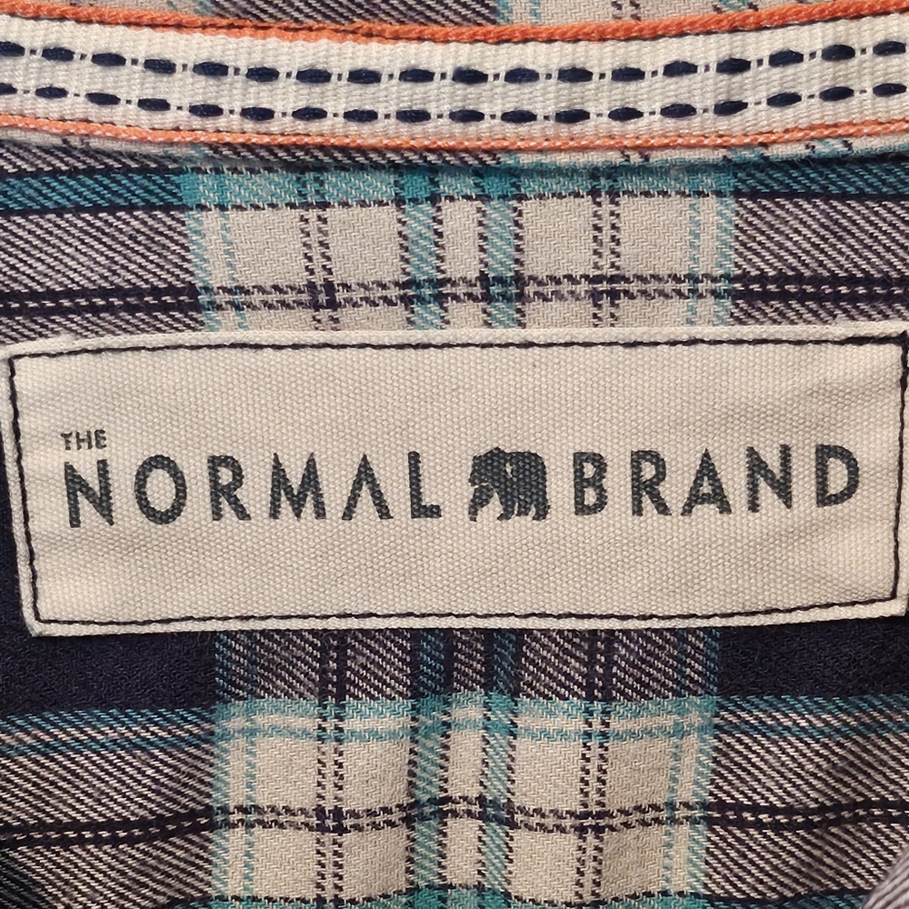 Normal Brand Plaid Button Down Soft Flannel Shirt… - image 4